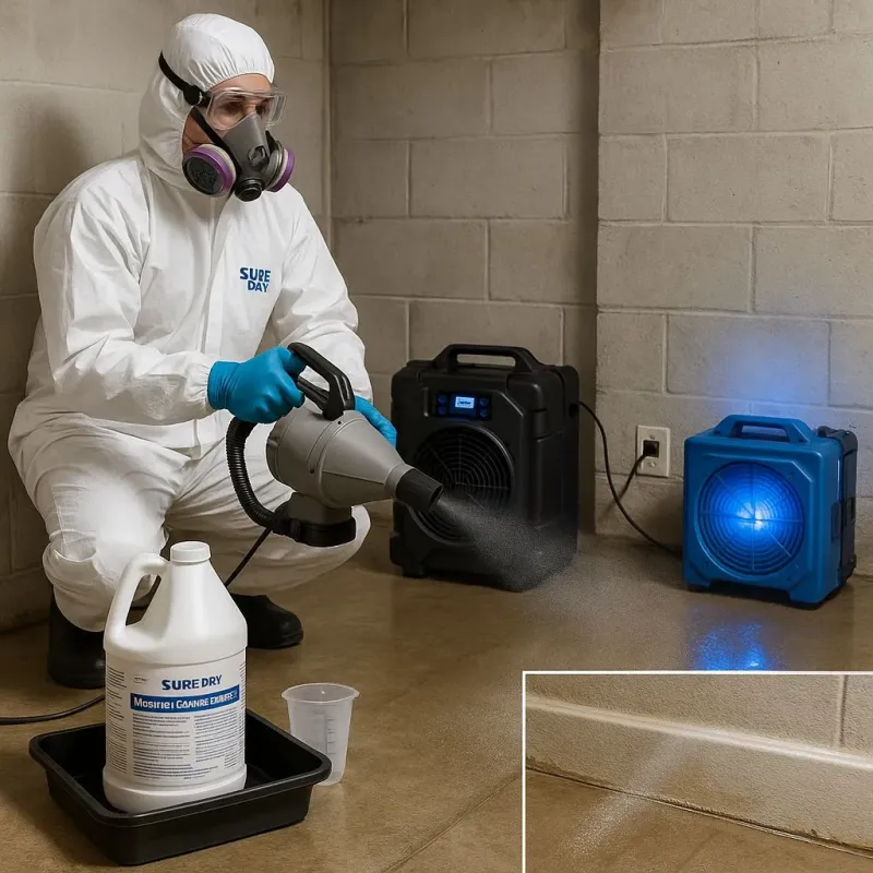 Sanitization and Odor Removal process in Tilton, NH